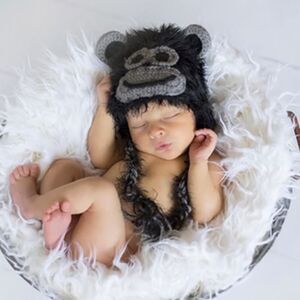 Daisy Baby Kids Unisex Gorilla Hat Beanie 6-12 months NEW
